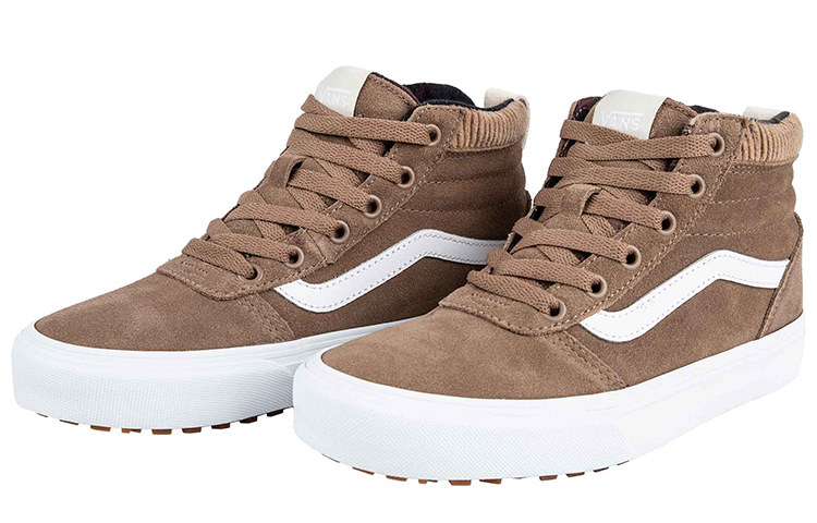 Lookbook Vans Ward Hi Mte 棕色舒适透气休闲滑板鞋 VN0A3JF501G
