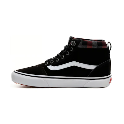 Vans Ward Hi Wear-resistant Non-Slip Casual Skateboarding Shoes Unisex Black