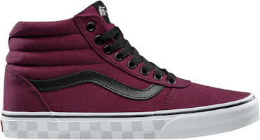 Vans Ward High 'Check Foxing - Cabernet' VN0A38DNQ56 Vans Ward High 'Check Foxing - Cabernet' VN0A38DNQ56