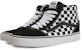 Vans Ward High 'Checkerboard' Lelaki Sneakers Corak Papan Dam. VN0A38DN5GX