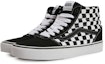 Lookbook Vans Ward High 'Checkerboard' Lelaki Sneakers Corak Papan Dam. VN0A38DN5GX