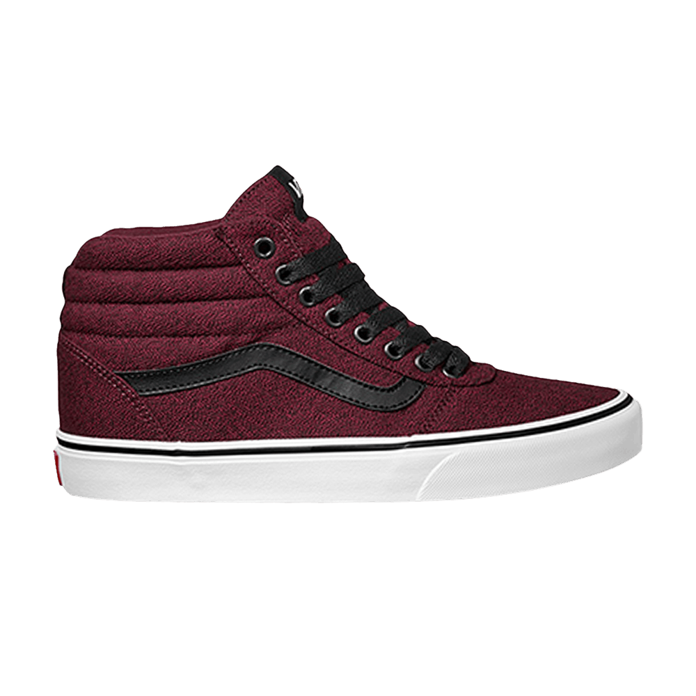 Buy Vans Ward 高帮 '静态灰 - 皇家酒红' VN0A38DNU2W