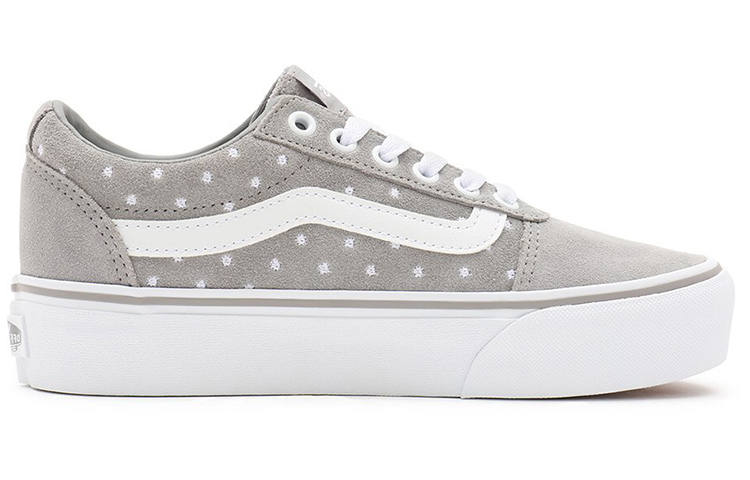 Vans Ward Lightweight Low Tops Casual Skateboarding Shoes Gray 圖 2