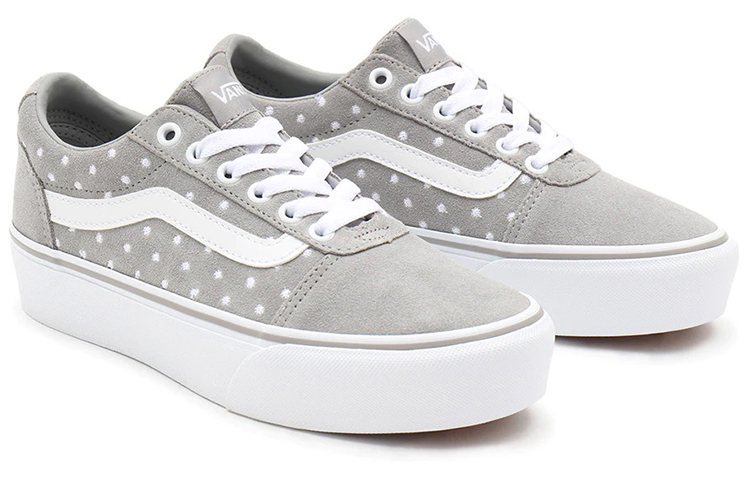 Vans Ward Lightweight Low Tops Casual Skateboarding Shoes Gray 圖 3