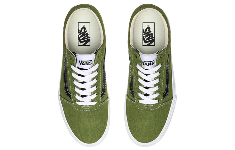 Shop Vans Ward 低筒休閒板鞋 綠黑