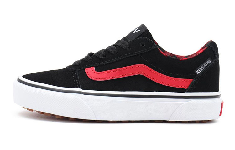 Buy Vans Wardローカットスニーカー 黒/赤 VN0A5KY79BY
