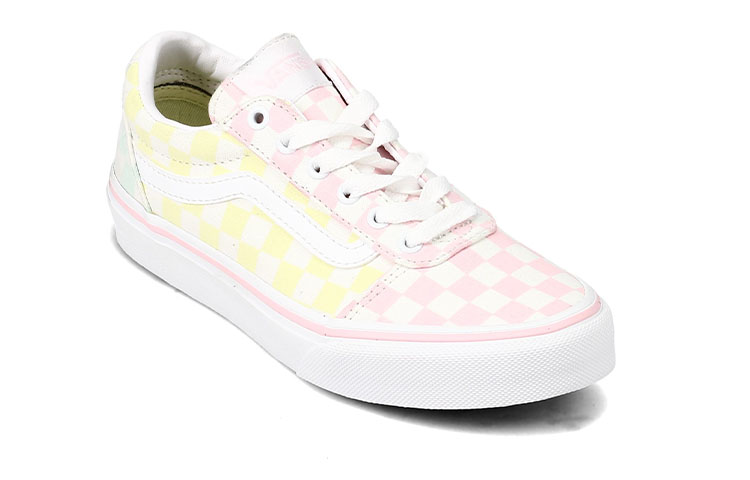 Lookbook Vans Ward Low-Top Sneakers K Pink/Yellow VN0A3TFW15Y