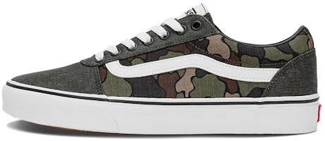 Vans Ward Low Top Casual Skate Shoes Gray Green Camouflage 'Gray Green Brown' VN0A5HTSBLK Vans Ward Low Top Casual Skate Shoes Gray Green Camouflage 'Gray Green Brown' VN0A5HTSBLK