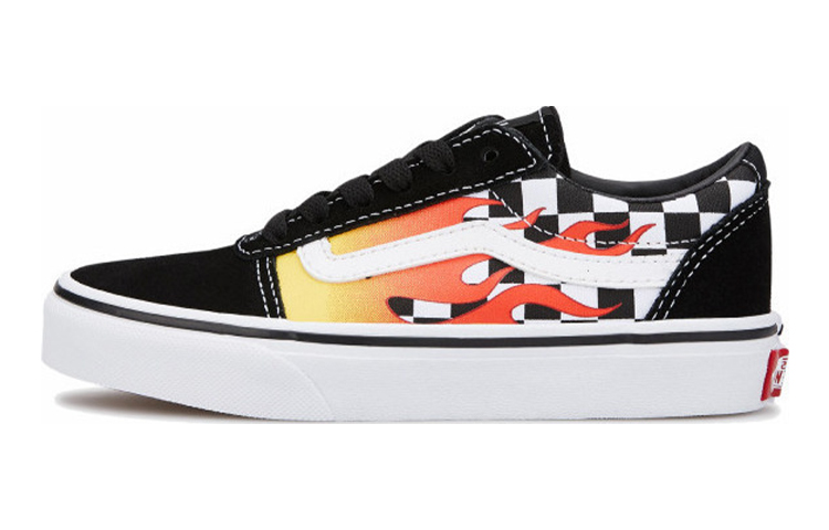 Buy 范斯 Ward 低帮休闲滑板鞋 大童 黑色 VN0A38J9UK8