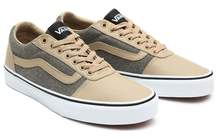 Shop Vans Ward Low Tops Kasut Skateboarding Kasual Kelabu VN0A36EM3QB