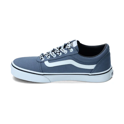 Vans Ward Non-Slip Breathable Low Tops Casual Skateboarding Shoes Big Boys Blue