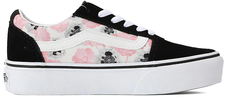Vans Ward Platform Roze Bloemen ''Roze Zwart'' VN0A3TLCXX3 Order Vans Ward Platform Roze Bloemen ''Roze Zwart'' VN0A3TLCXX3