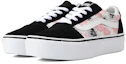 Lookbook Vans Ward Platform Roze Bloemen ''Roze Zwart'' VN0A3TLCXX3