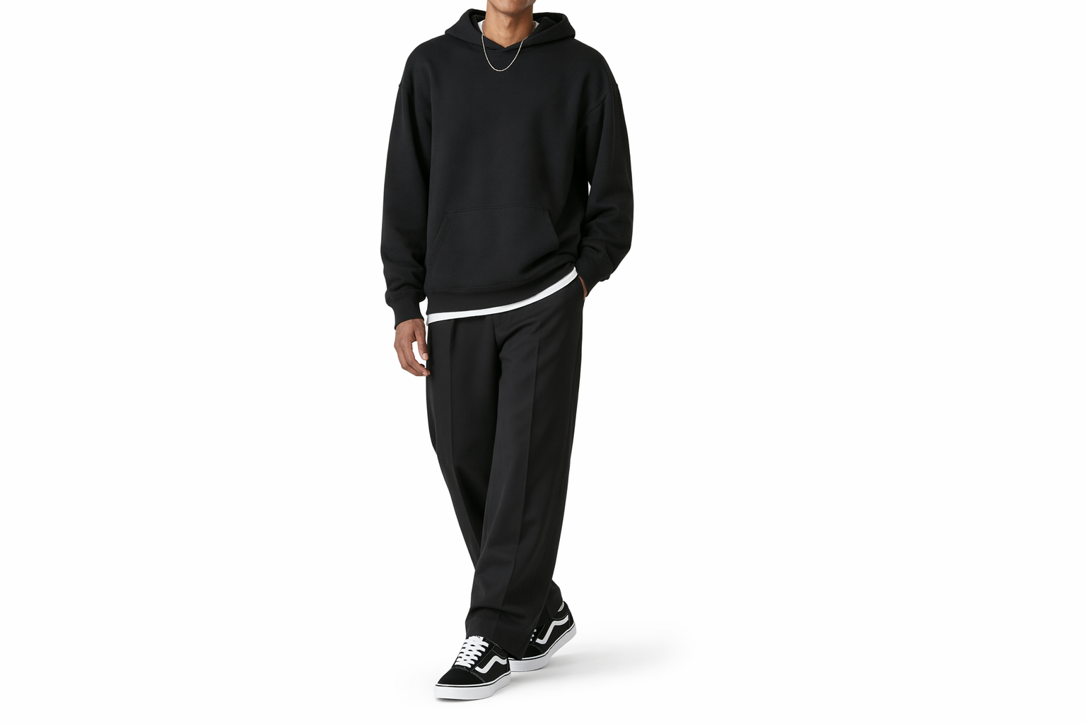 Order Vans Ward 麂皮帆布鞋 '黑白' 型號 VN0A36EMC4R