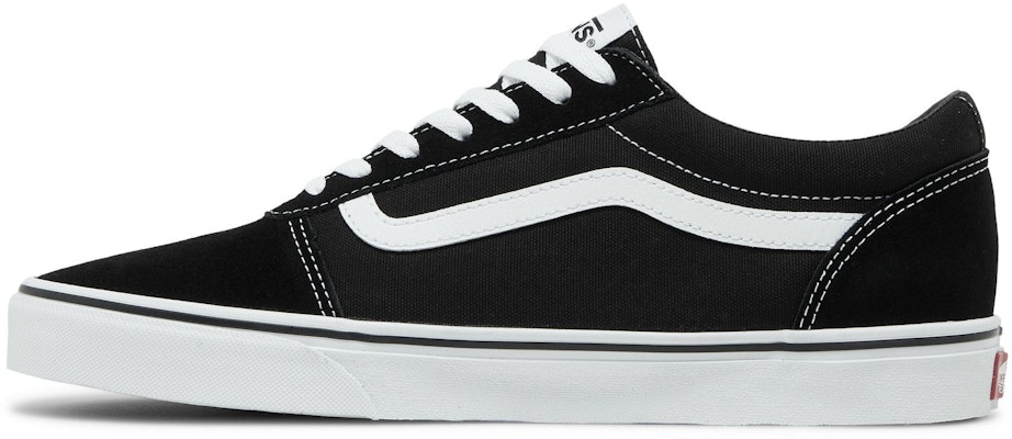 Vans Ward 麂皮帆布鞋 '黑白' 型號 VN0A36EMC4R Shop Vans Ward 麂皮帆布鞋 '黑白' 型號 VN0A36EMC4R