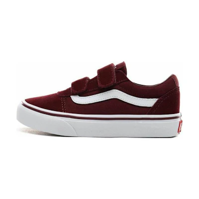 Vans Ward Wear-resistant Non-Slip Low Tops Casual Skateboarding Shoes Red