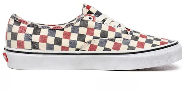 Vans Authentic 防滑 低筒 板鞋 男女款 黑紅棋盤格 Order Vans Authentic 防滑 低筒 板鞋 男女款 黑紅棋盤格