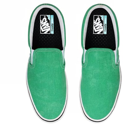Vans Kanvas Basuh Comfycush Slip-on Hijau VN0A3WMDWYC Lookbook Vans Kanvas Basuh Comfycush Slip-on Hijau VN0A3WMDWYC
