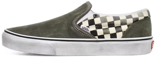 Vans Washed Classic Slip-on Green VN0A4U38WO3 Vans Washed Classic Slip-on Green VN0A4U38WO3