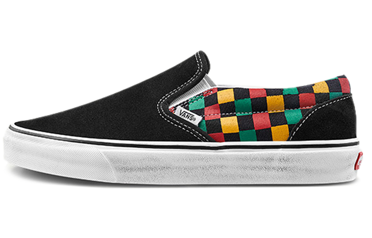 Buy Vans Clásicas Slip-On Lavadas Multicolor 'Negro Amarillo Verde' VN0A4U38THN