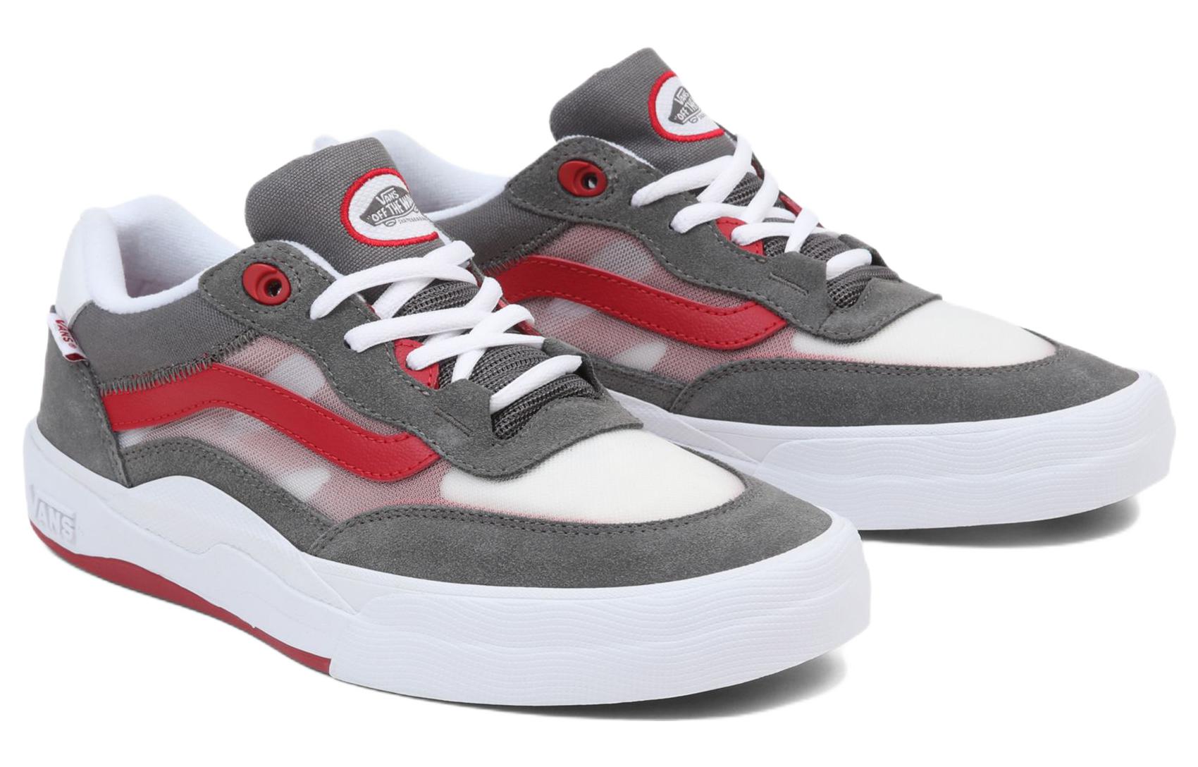 Lookbook Vans Wayvee ''Grau Weiß Rot'' VN0A5JIABGI