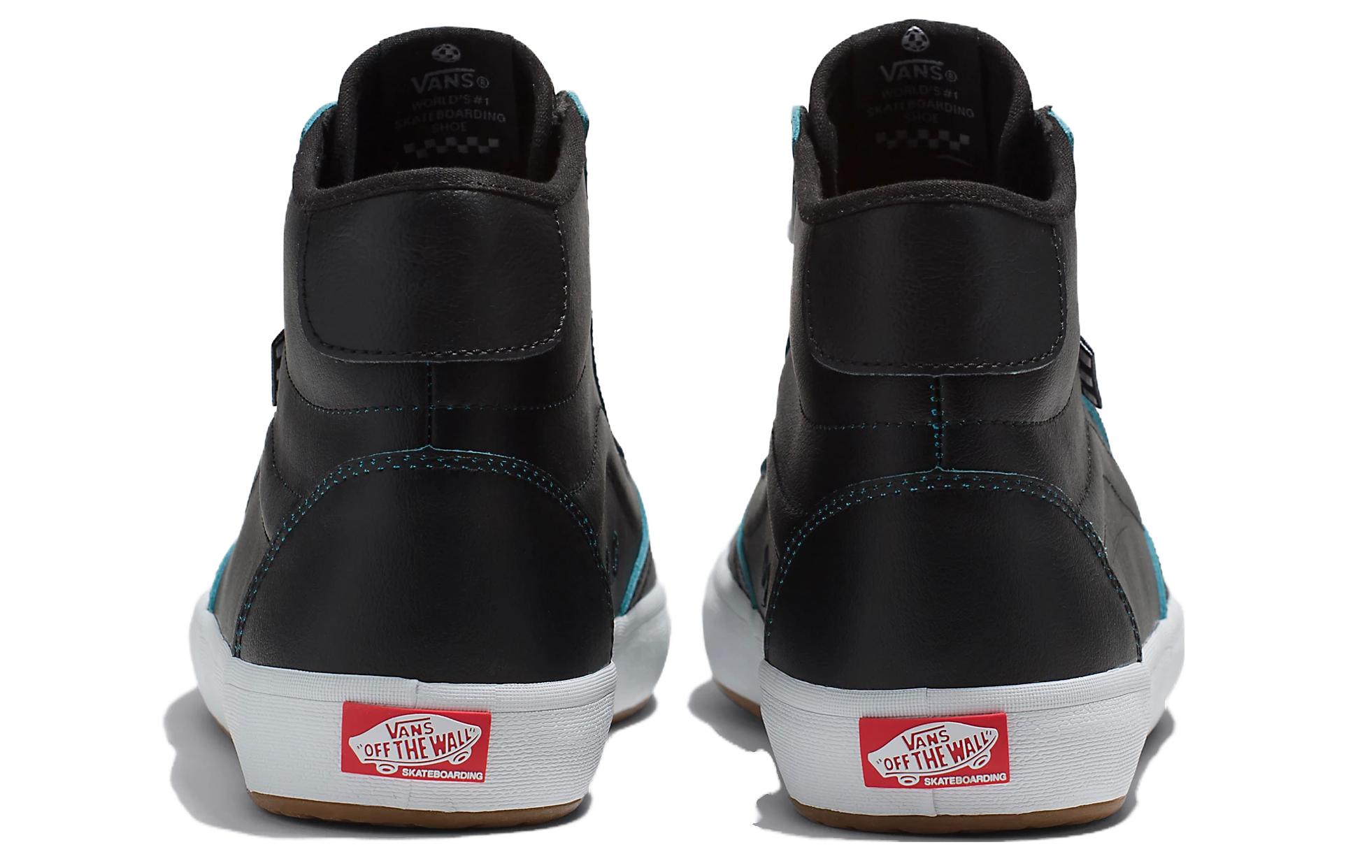 Lookbook Vans Wearaway The Lizzie 潮流休閒 防滑耐磨 高筒 滑板鞋 男女同款 黑白