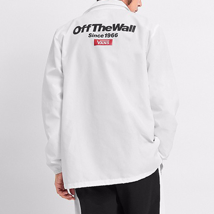 Purchase Vans 白色背後Logo印花領口外套 男女款 VN0A489UWHT
