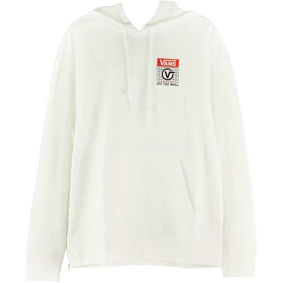 Vans White Casual Pullover Sweatshirt Unisex Couple Style VN0A4BPMWHT