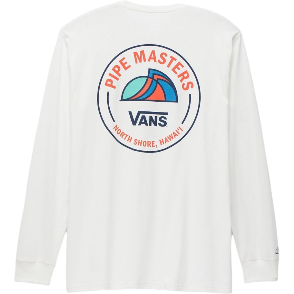 Vans White Loose-Fit Long-Sleeve Crewneck Sweatshirt VN000G2MFS8