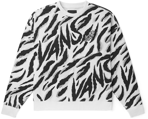 Vans 白虎圖案圓領套頭衛衣 情侶款 男女適穿 長袖上衣 VN0002BPYM8 Buy Vans 白虎圖案圓領套頭衛衣 情侶款 男女適穿 長袖上衣 VN0002BPYM8