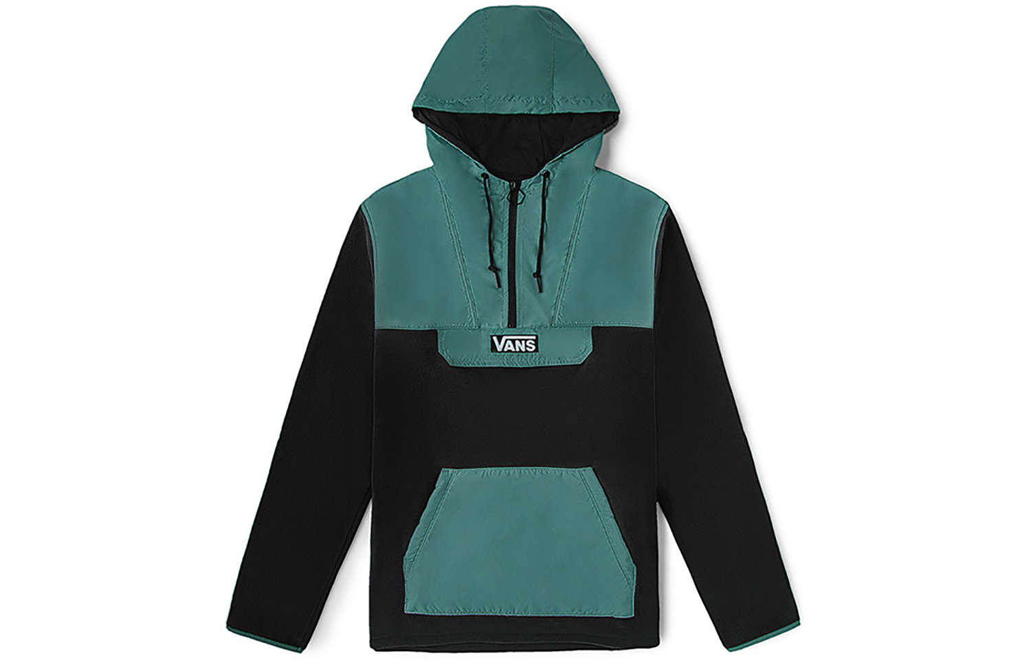 Vans Windward Anorak Jacket Green Half-Zip Pullover Casual Sportswear VN0A49MNZSQ