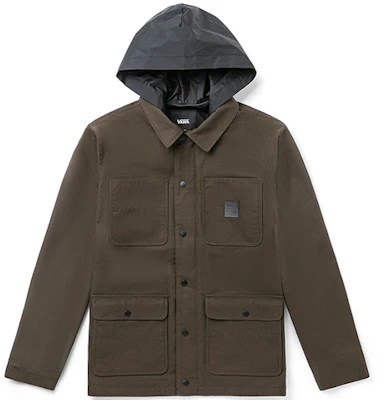Vans Workwear Casual Hooded Jacket Dark Brown VN0A456ZTT5 Buy Vans Workwear Casual Hooded Jacket Dark Brown VN0A456ZTT5
