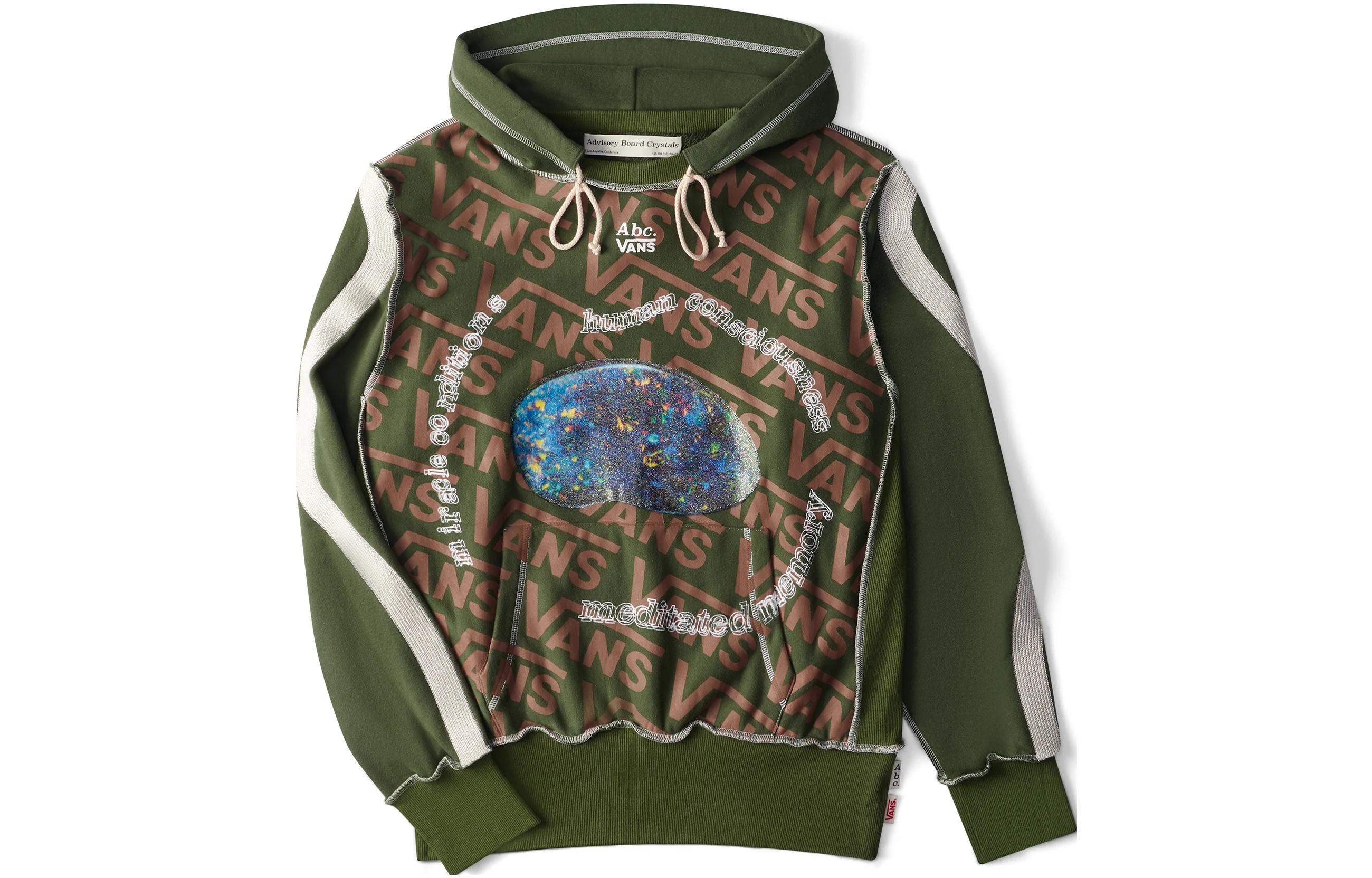 Vans Advisory Board Crystals Opal Print Hoodie Green Unisex SS23 Collaboration ABC-VAN-H023(VAN10)
