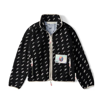 Vans Advisory Board Crystals SS23 Logo Zip Fleece Jacket Unisex Black ABC-VAN-J009(VAN08)-BLK