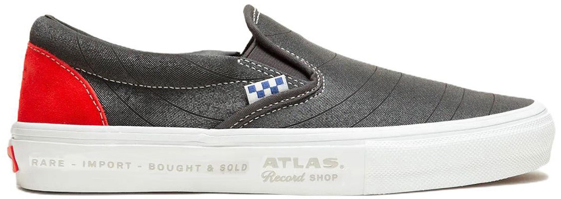 Vans×Atlasスリッポン グレー/赤/白 VN0A5FCAYW3 Order Vans×Atlasスリッポン グレー/赤/白 VN0A5FCAYW3