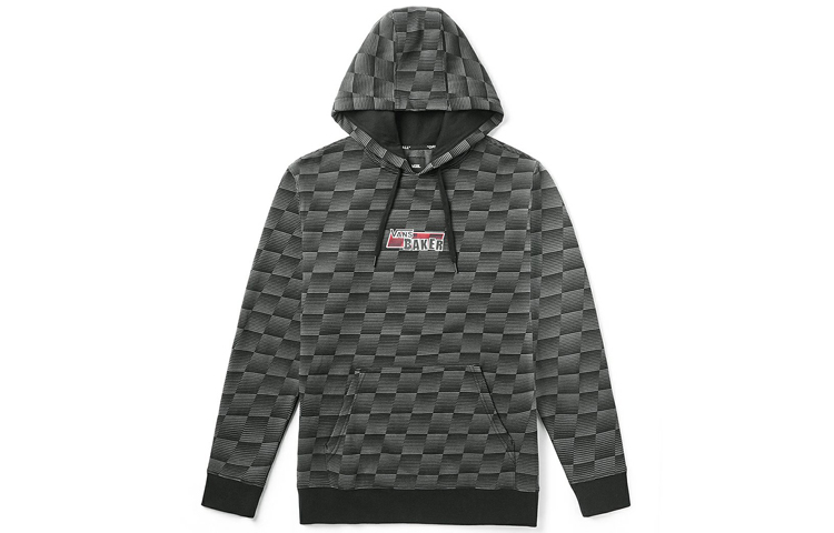 Vans x Baker Logo Print Pullover Hoodie Black VN0A49JVZSK