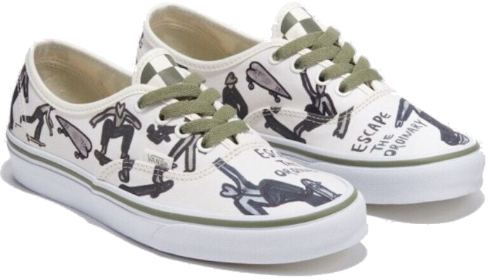 반스 x 볼린 어센틱 '화이트 올리브' (Vans x Bolin Authentic 'White Olive') VN0009PVDOR Order 반스 x 볼린 어센틱 '화이트 올리브' (Vans x Bolin Authentic 'White Olive') VN0009PVDOR