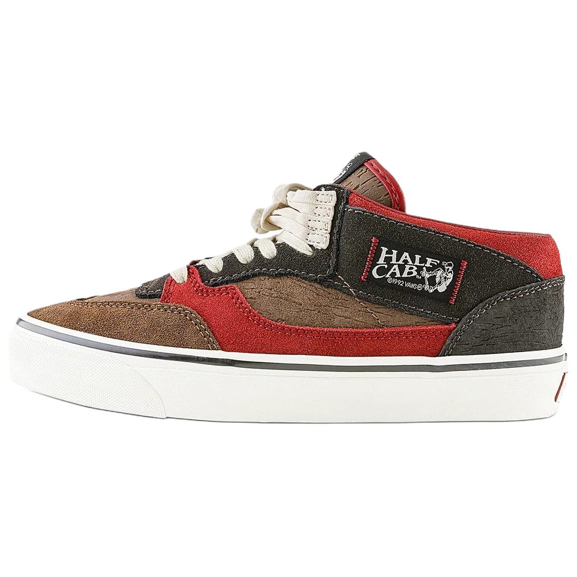 Vans x Bolin Half Cab Year of the Horse LX Low-Top Sneakers Brown/Red/Black VN000EJ0HRZ
