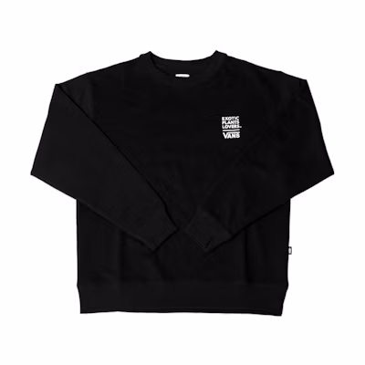 Vans Botanize Black Pullover Hoodie Unisex with Letter Print Design VansxBotanize-1