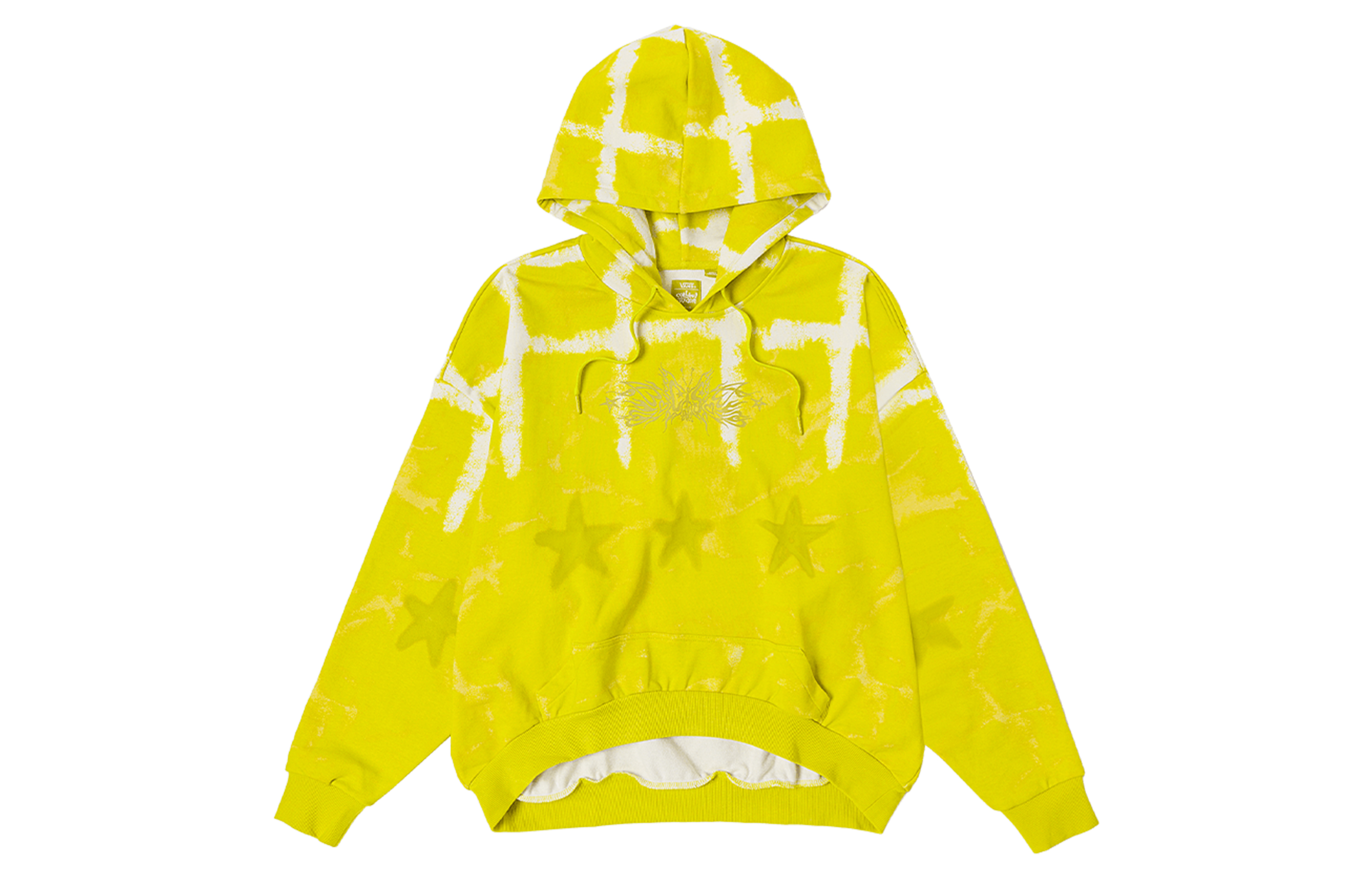 Vans Collina Strada Geometric Knit Drawstring Hoodie Unisex Yellow VN00045MRHT