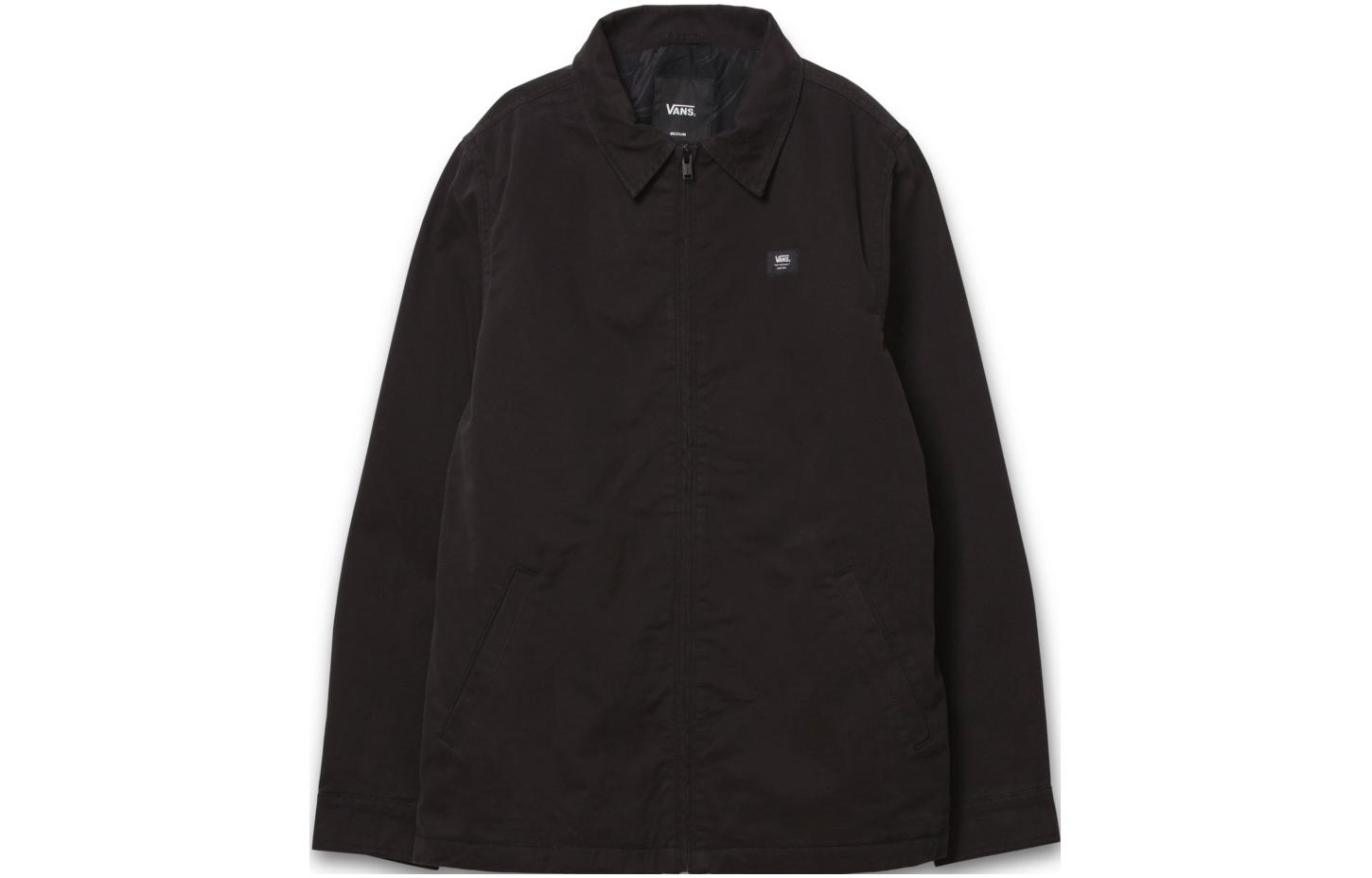 Vans CURREN KNOST SS22 Surf Eco Logo Zip-Up Jacket Black VN0A7SERBLK