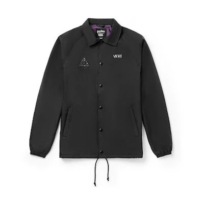 Vans Harry Potter Torrey Jacket Black Printed Collar Track Jacket VN0002MUSP5