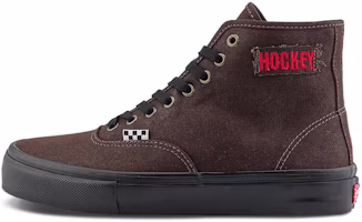 Vans X Hockey Skate Authentic High Shoes 'Dark Brown' VN000CBQ7W1 Vans X Hockey Skate Authentic High Shoes 'Dark Brown' VN000CBQ7W1