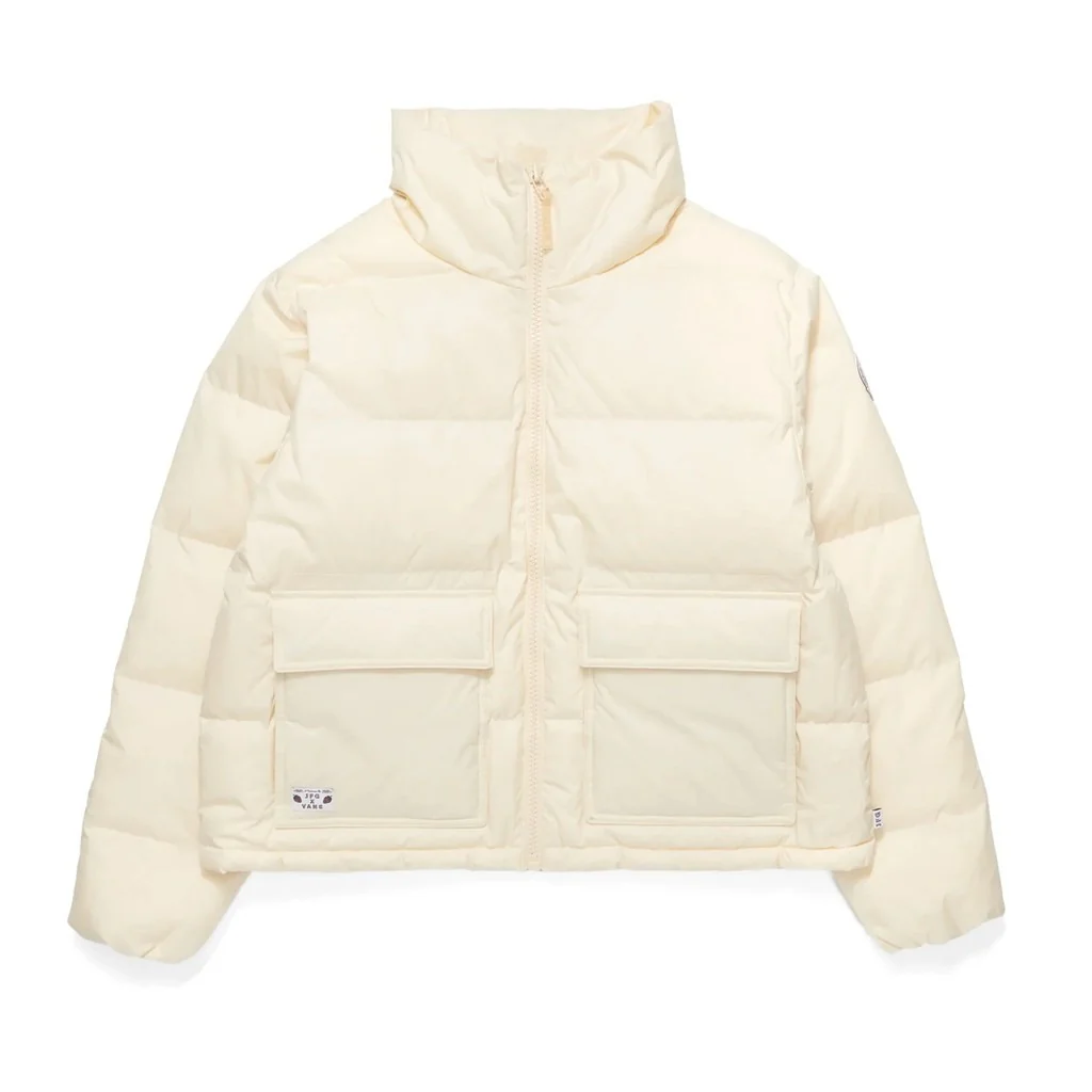 Vans x Joe Freshgoods Oatmeal Puffer Jacket with Zipper Pocket Unisex VN0A7SQ2BR0