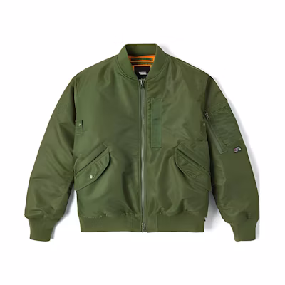 Vans Kato Nakata FW23 Olive Ribbed Sleeve Pocket Jacket Unisex 143229