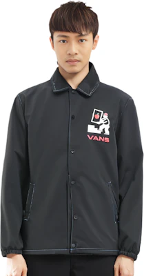 Vans x KAZUKI 標誌印花街頭嘻哈風黑色男女款外套 VN0A5H6KDNV Shop Vans x KAZUKI 標誌印花街頭嘻哈風黑色男女款外套 VN0A5H6KDNV