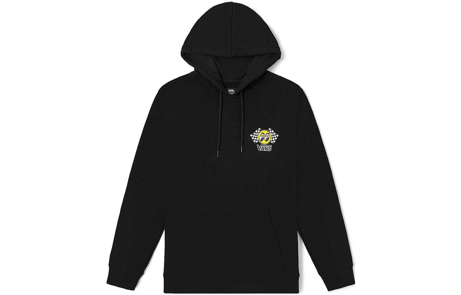 Vans Mooneyes FW22 Logo Print Hoodie Black Unisex VN0000BCBLK