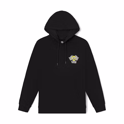 Vans Mooneyes FW22 Logo Print Hoodie Black Unisex VN0000BCBLK