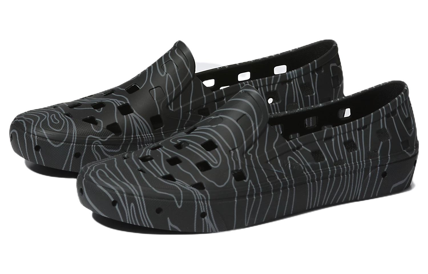 Lookbook Sepatu Vans x Nathan Florence Slip-On TRK 'Hitam' VN0A5HF8N42