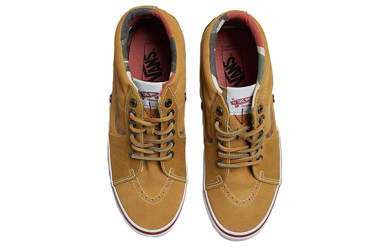 Lookbook Vans X Nigel Cabourn Og Sk8-Mid Lx 'Marrón' VN0A4BVCTAN1